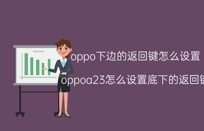 oppo下边的返回键怎么设置 oppoa23怎么设置底下的返回键？